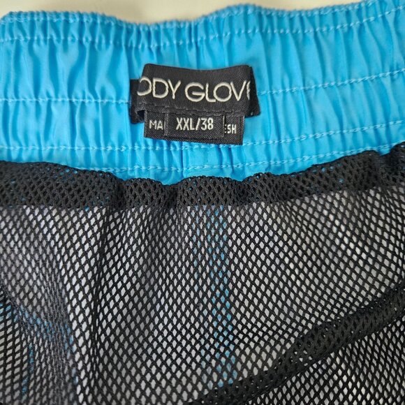 Body Glove Mens XXL/38 Blue Floral Print Board Shorts With Elastic Waist & Draws - Picture 8 of 9